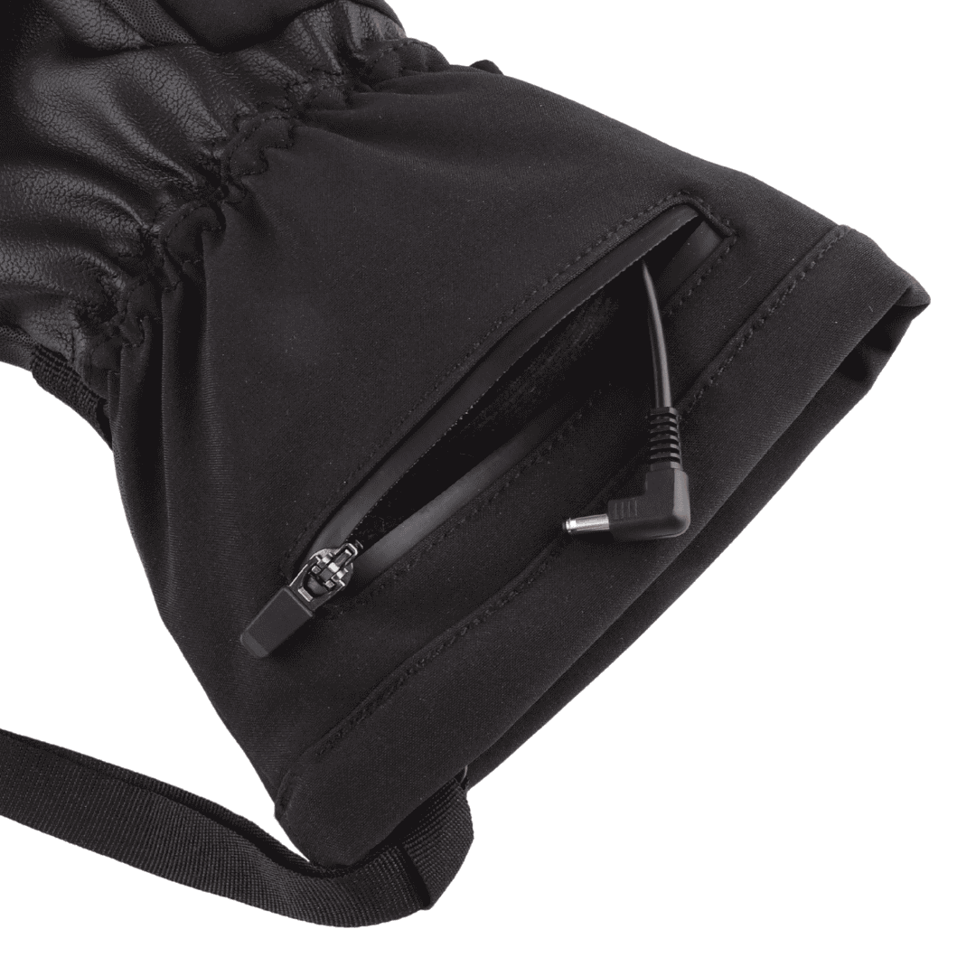 Øven — Gants chauffants Gløde, noir (unisexe)